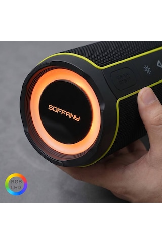 Sfn-880 Rgb Işıklı Bluetooth Hoparlör - Ses Bombası Su Geçirmez T