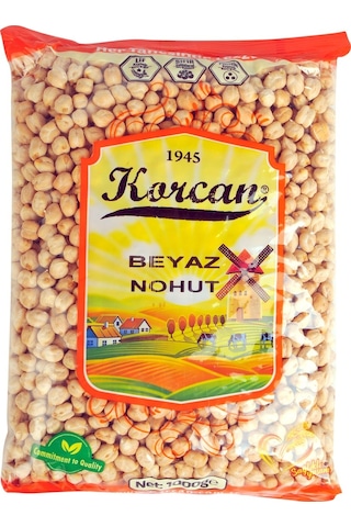 Korcan Beyaz Nohut 8 MM 2 x 1 KG