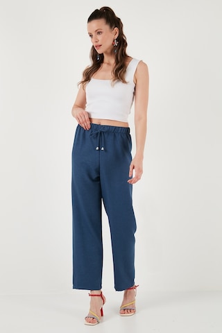 Lela Relaxed Fit Bol Paça Bayan Pantolon 5865826 Indigo
