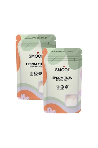Epsom Tuzu 2&apos Li Set 2x1000 Gr İngiliz Tuzu Katkısız, Banyo Tuzu Ayak Banyosu Peeling 2 Kg