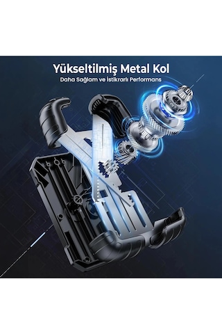360 Derece Ayarlanabilen Gidon Bağlantılı Bisiklet Motosiklet İçin Abs 4-7.8 İnç Telefon Tutucu 1