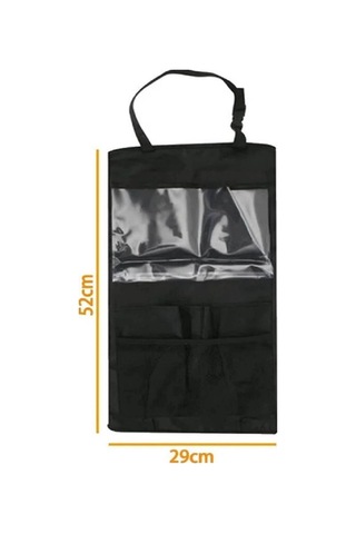 Koltuk Arkası Telefon Uyumlu & Tablet & Tutucu Araba Eşya Düzenleyici Organizer Kılıf Siyah