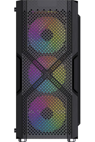 Gamebooster GB-PW908B USB 3.0 ATX Mesh Fixed RGB Fan Bilgisayar Kasası