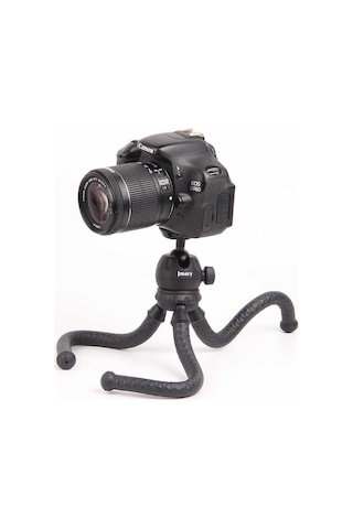 Jmary MT-25 Tripod Flexible Ahtapot Ayak Tasarımlı Tripod Telefon Sabitleyici 30 cm