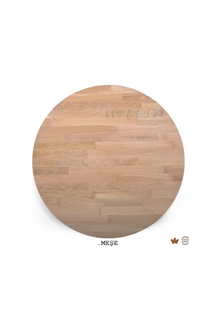 Yuvarlak Ahşap Plaka Masa Ve Sehpa Tablası