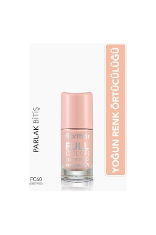 Flormar Oje - Full Color Nail Enamel C60 Berry Brown 8690604497591