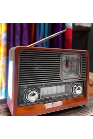 Everton Rt-306 Ahşap Nostaljik Radyo Bluetooth, Fm/am/sw, Usb, Aux Ve Sd Kart