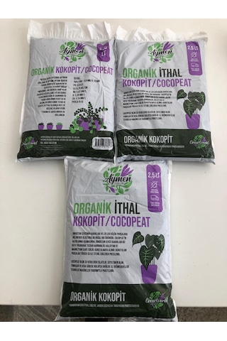 Çiçek-bitki Yetiştirme Toprağı Cocopeat Ponza 2.5 L 3 Adet