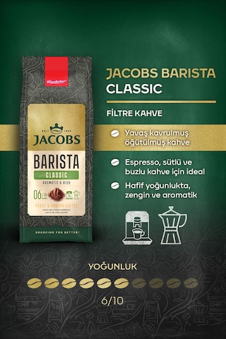 Jacobs Barista Classic Filtre Kahve 4 x 200 G