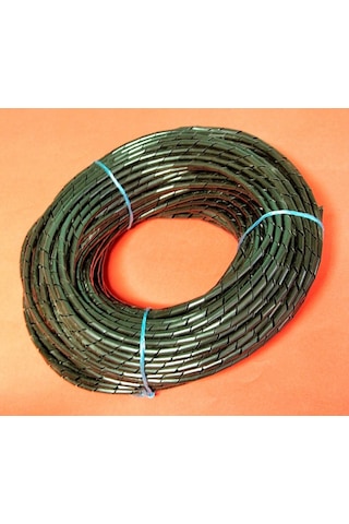 Kablo Sarma Toplama Spirali No 4- 14 Mm Spiral Siyah Rulo 50 M