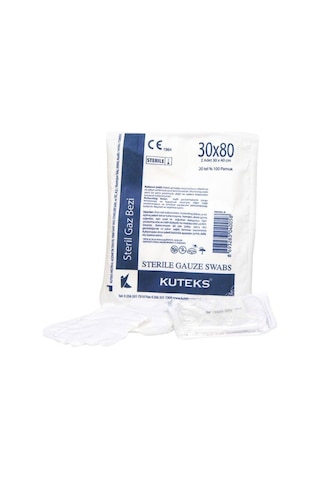 Kuteks Steril Hidrofil Gazlı Bez 30 x 80 CM