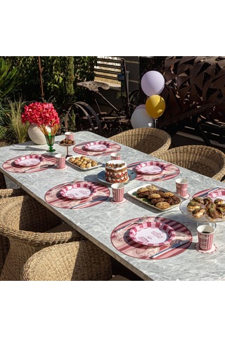 Pinky Kağıt Bardak Altlığı 10 Cm 12'li Paket Beyaz