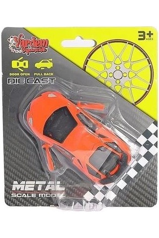 6411a - Çekbırak Kartela Araba 1:64 Lisinya Çok Renkli