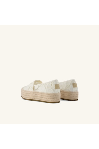 10023045 Egret Espadril Kadın 10023045 1002304 Toms Valencıa Floral Crochet