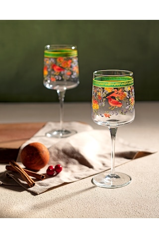 Madame Coco Musette - Ethnicque 4'lü Şarap Kadehi Seti - 320ml Kade0000000019320 Ml-std