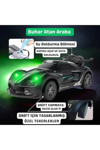 Mj Toys Uzaktan Kumandalı Şarjlı Duman Atan Araba 1:20 Full Fonksiyon Kum
