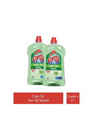 Camsil Yer-sil Sirkeli 2 Lt X 2 Adet 2'li Set