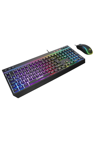 Rampage Km-r57 Seraphıc Siyah Rgb Q Oyuncu Multmedıa Klavye Mouse