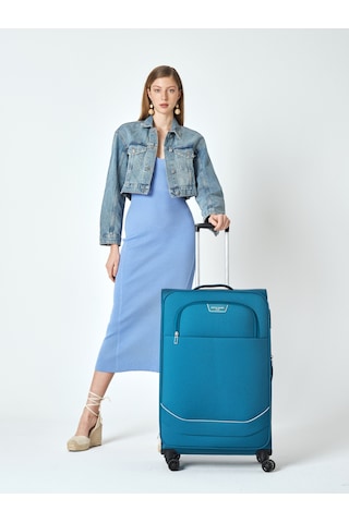 Pierre Cardin Unisex Büyük Boy Valiz V.04pc7050-01-pt Petrol