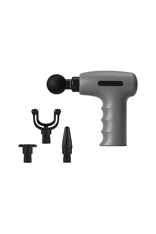 Titreşimli Masaj Aleti 4 Başlıklı 5 Hız Ayarlı 6mm Derin Doku Massage Gun 3200rpm 1200mah