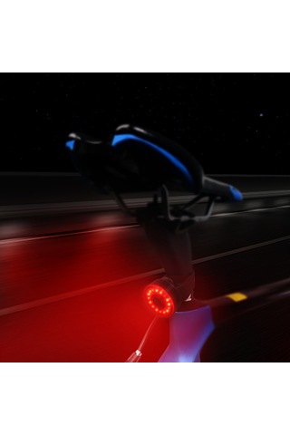 Symbee 16 Led'li Ip65 Su Geçirmez Şarjlı Bisiklet Arka Feneri, 3 Aydınlatma Modu İle Outdoor Sürüş Güvenliği - 21g Hafif, Kolay Kurulum Siyah