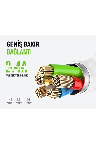 Ldnıo LS33 Type C Kablo Beyaz