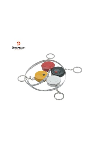 Mezura Otomatik Anahtarlık 1.5 Metre Siyah