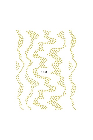 Holografik Altın Noktalar Tırnak Sticker Tırnak Etiketi Nail Art Jo-1334
