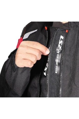 Ls2 Zoom Korumalı Motosiklet Mont Gri-siyah