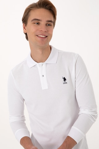 U.S. Polo Assn. Erkek Beyaz Basic Sweatshirt 50307687-VR013