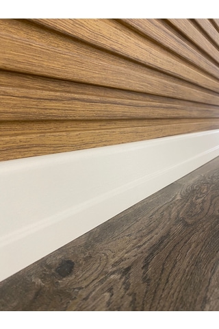 8 Cm Lake Beyaz Parke Süpürgelik