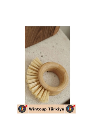 Ergonomik Kolay Tutuş Sert Bitkisel Kıllı Havuç Patates Pancar Turp Sebze Meyve Yıkama Fırçası