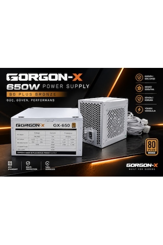 Gorgon-x 650wat 80 Plus Bronze Power