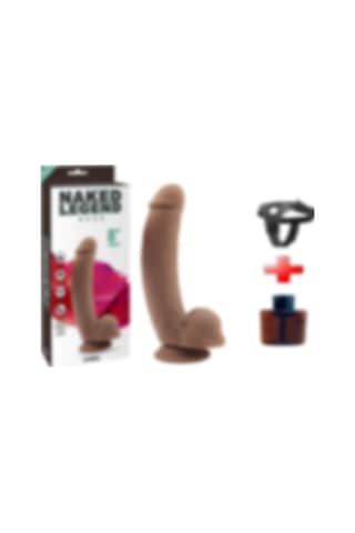 Lilitu Shop 20.5 Cm Belden Bağlamalı Gerçekçi Melez Dildo Penis Boss