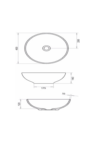 Turavit Toledo Çanak Lavabo 40 CM