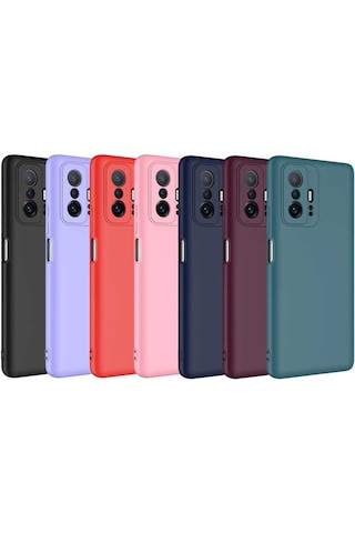 Ekılıf - Xiaomi Mi 11t Pro 5g Uyumlu Kılıf İçi Kadife Koruyucu Mara Lansman Kapak - Siyah