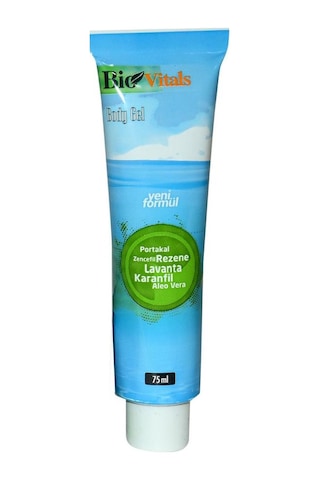 Bio Vitals Body Gel Portakal Zencefil Rezene Aloe Vera Jeli 75 ML