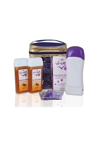 Vi-Vet Çantalı Roll-On Sir Ağda Isıtıcı Seti