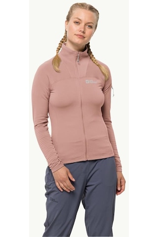 Jack Wolfskin 1710981 2919 Prelight Fz W Rose Dawn Kadın Polar 001