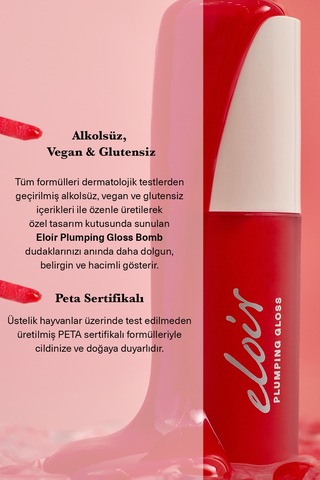 Lip Plumping Gloss Cherry Bare Dudak Parlatıcısı Nemlendirici Dolgunlaştırıcı Cherry Bare
