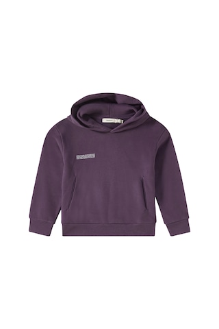 Pangaia Çocuklar Için Kapüşonlu Koyu Mor Sweatshirt