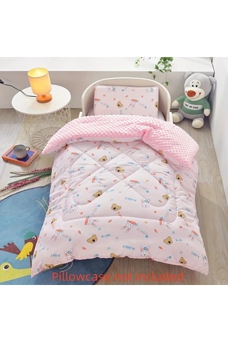 Elmpaly Bebek ve Çocuklar İçin 4 Mevsim Pamuk Yorgan 120x100 CM Gök Mavisi