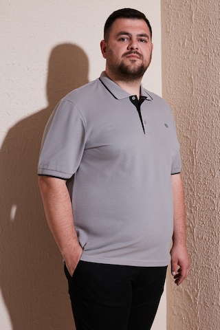 Buratti Büyük Beden Pamuklu Regular Fit Erkek Polo Yaka T Shirt 5902118B Taş