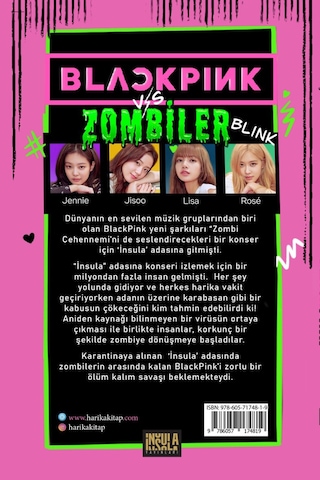 Blackpink vs. Zombiler - Şubat Adalı - İnsula Yayınları