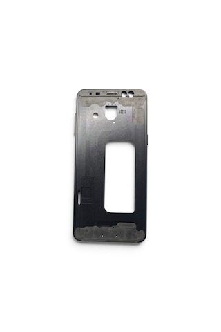 A530 Orta Kasa Galaxy A8 2018 Uyumlu Siyah Renk Metal Orta Kasa Çerçeve + Ses Açma On Off Tuş Bordu Plastik Siyah