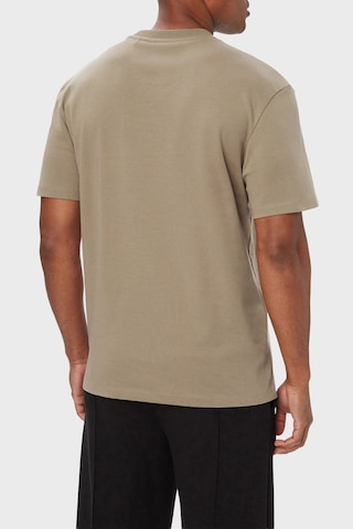Hugo Logolu Bisiklet Yaka % 100 Pamuk Regular Fit T Shirt Erkek T Shirt 50505201 928 Bej