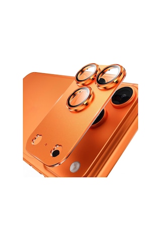 Apple iPhone Uyumlu 17 Pro İçin Tasarlanmış Kamera Lens Koruyucu, 1:1 Mükemmel Uyum Tam Kapsamlı Mat Metal Temperli Cam Kamera Ekran Koruyucu Aksesuar, Kılıf Dostu Turuncu, Apple iPhone Uyumlu 17 Pro Sku: Zeusb0g65wxly2 -