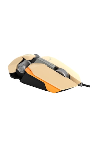 James Donkey 850 R 12000 DPI 8 Tuş PMW3360 Sensör RGB Optik Mouse Sarı
