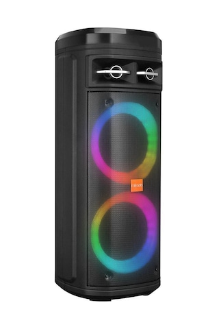 Mikado Md-bt106 30w Usb/bt/tf/tws Led Işıklı Kablosuz Mikrofonlu Toplantı-parti Kule Hoparlör