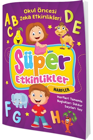 Ema Süper Etkinlikler Harfler Okul Öncesi Zeka Etkinlikleri